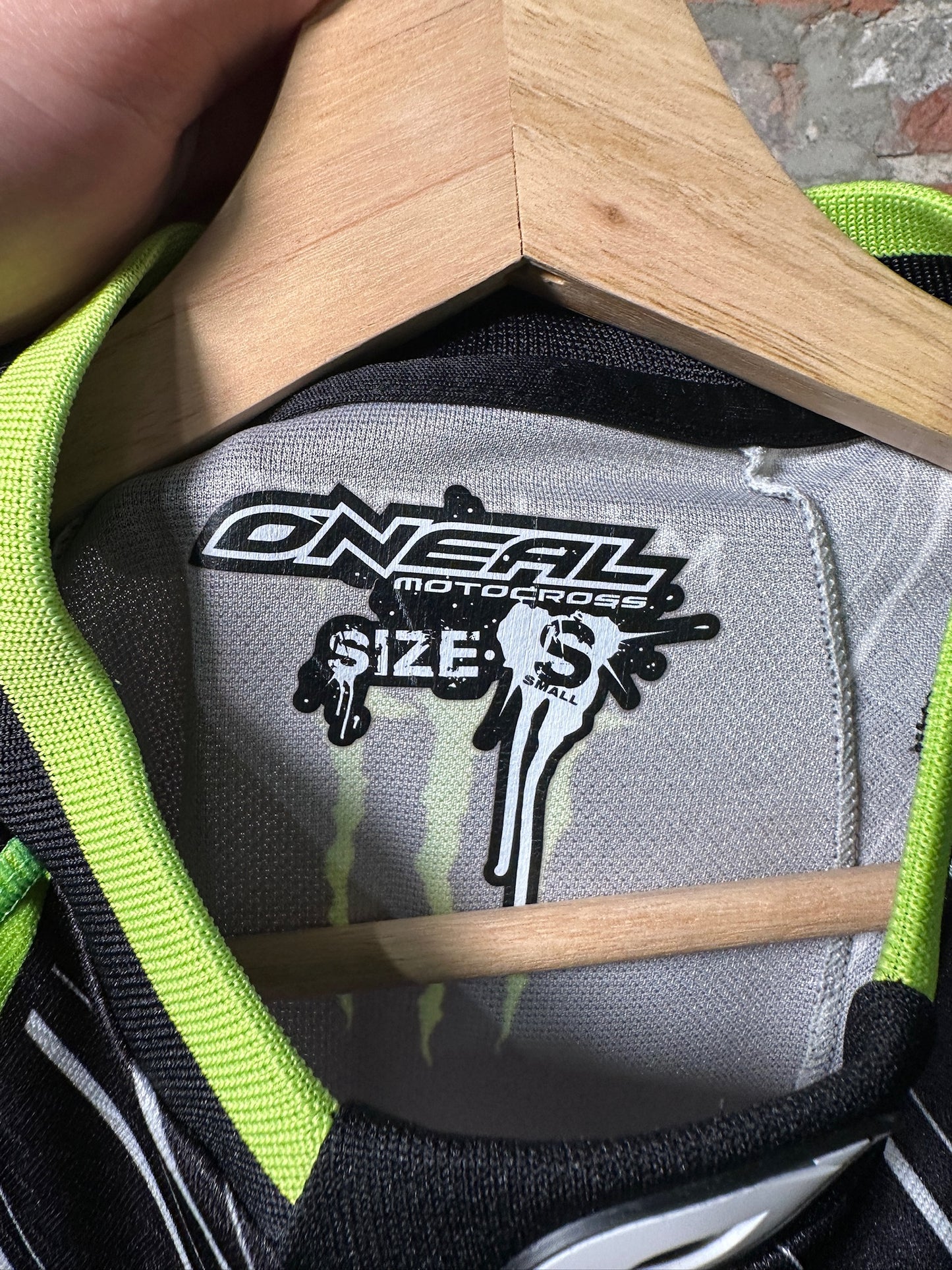 Y2K Monster Energy Motocross Jersey Sz S