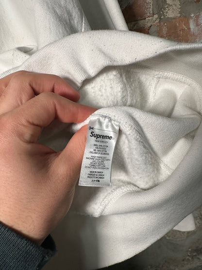 Supreme Box Logo Hoodie White FW23 Sz M