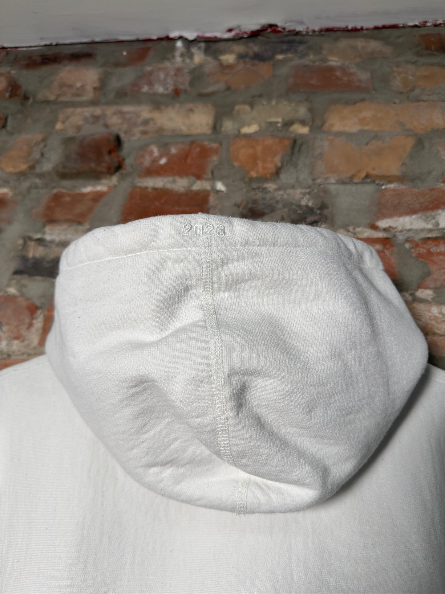 Supreme Box Logo Hoodie White FW23 Sz M