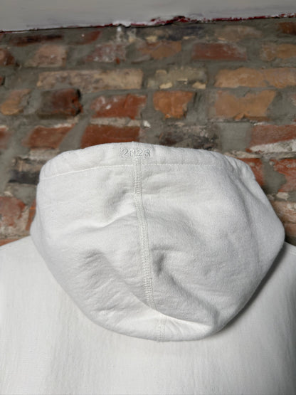 Supreme Box Logo Hoodie White FW23 Sz M