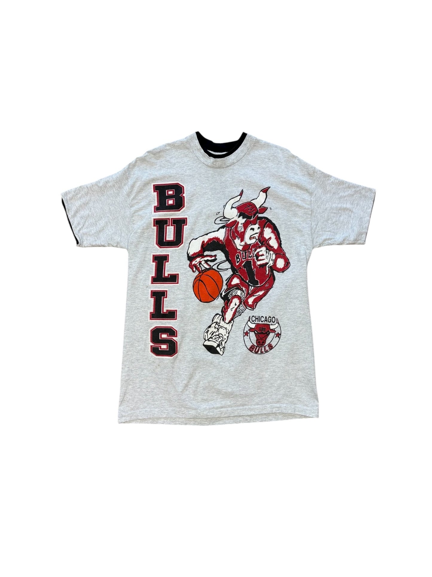 90s Chicago Bulls Signal Double Lined Tee Sz XL