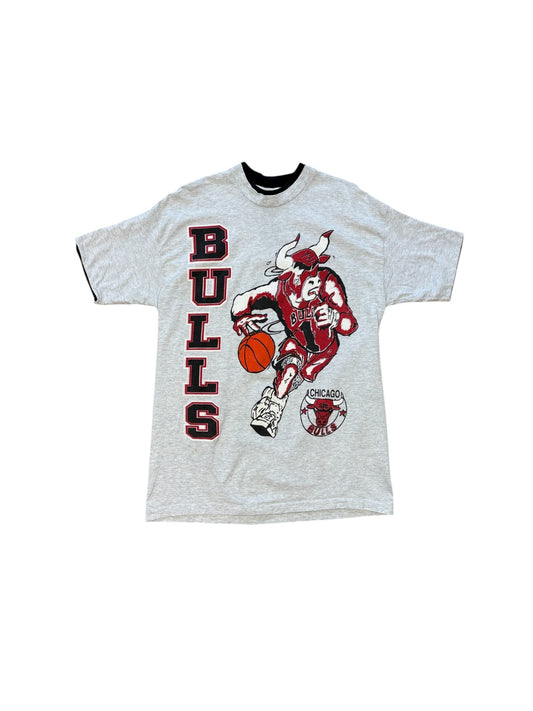 90s Chicago Bulls Signal Double Lined Tee Sz XL