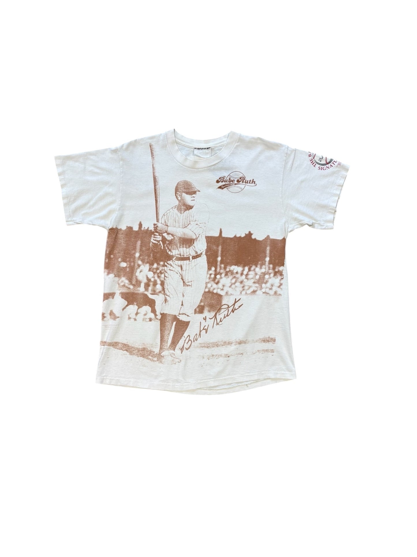1993 Babe Ruth AOP Tee Sz L