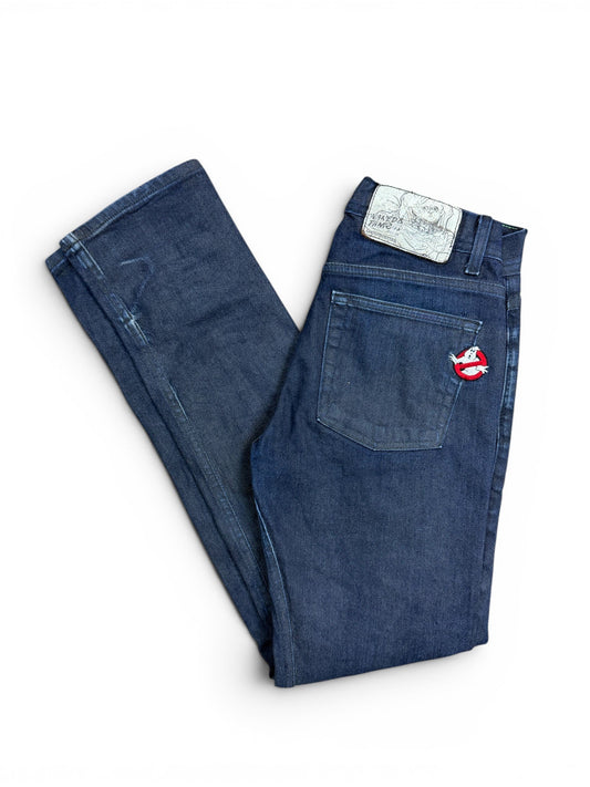 (28W) Vintage Naked & Famous x Ghostbusters Jeans