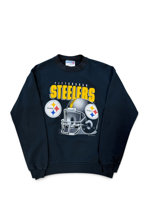 (S) Vintage 1996 Pittsburgh Steelers Big Helmet Sweatshirt