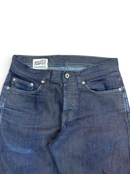 (28W) Vintage Naked & Famous x Ghostbusters Jeans