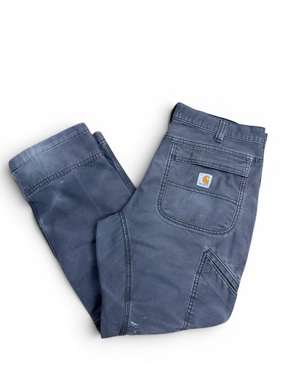 (36") Vtg Carhartt Grey Carpenter Pants