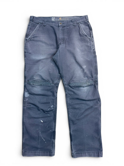 (36") Vtg Carhartt Grey Carpenter Pants