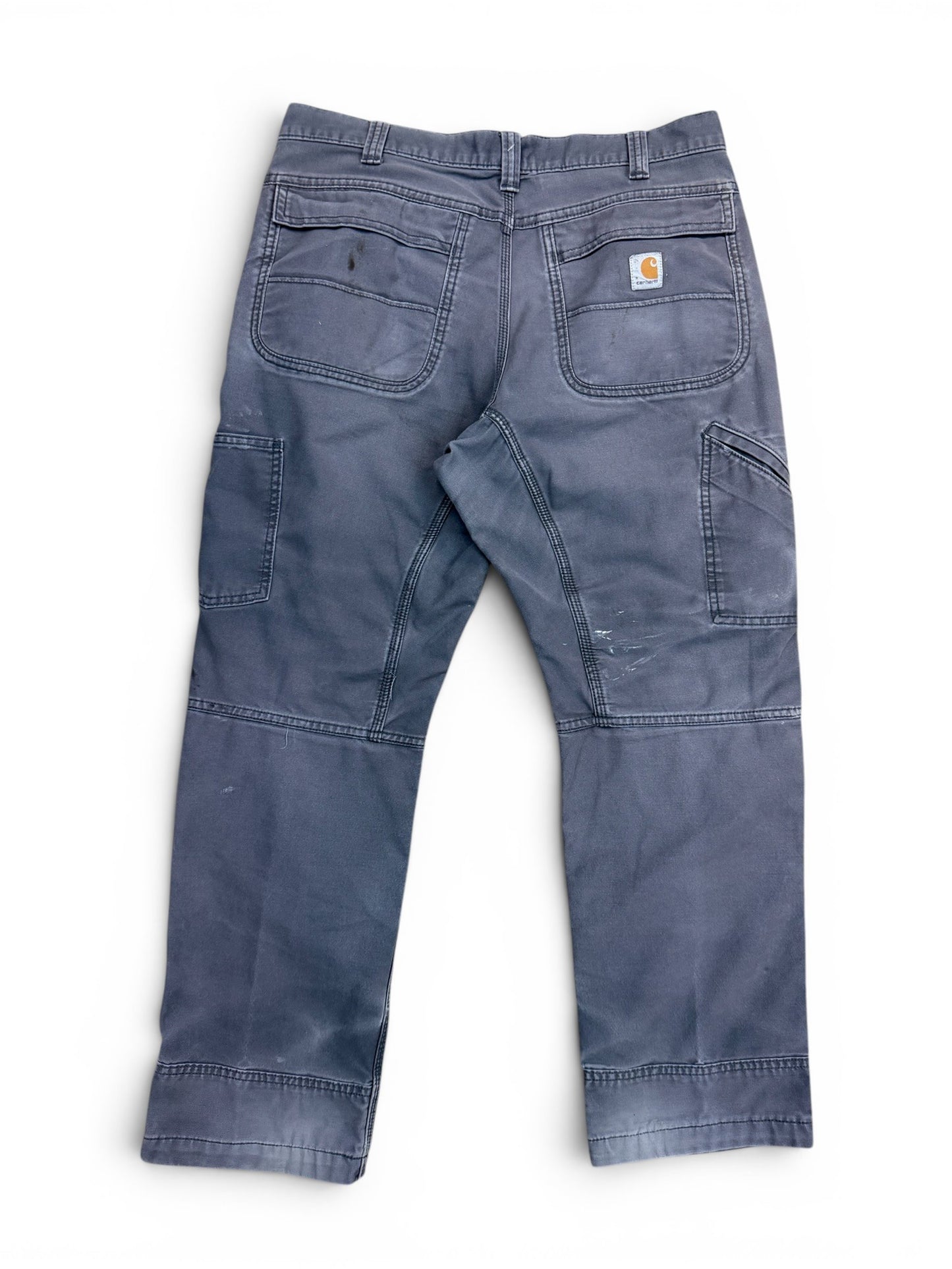 (36") Vtg Carhartt Grey Carpenter Pants