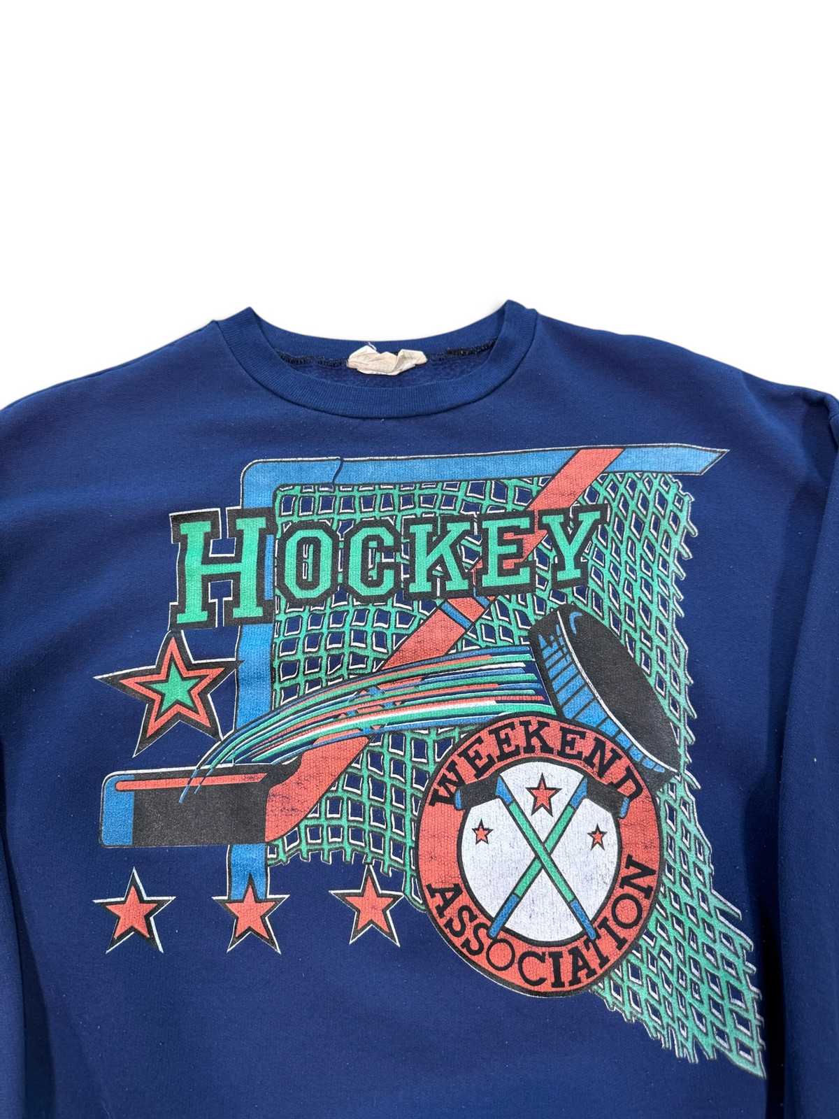 (M) Vintage 90s Hockey Graphic Sweatshirt