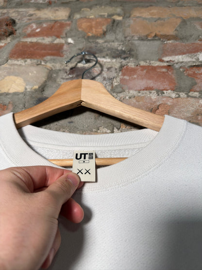 Kaws x UNIQLO Swimming Crewneck White Sz M