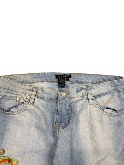 (32W) Y2K Dragon Emroidered Jeans
