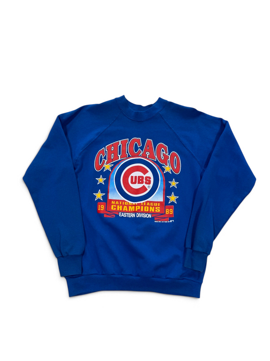 (L) Vintage 1989 Chicago Cubs Champs Sweatshirt