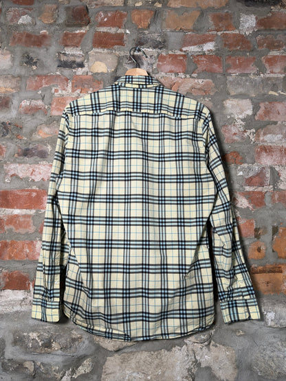Burberry Button-Up Plaid Shirt Sz S
