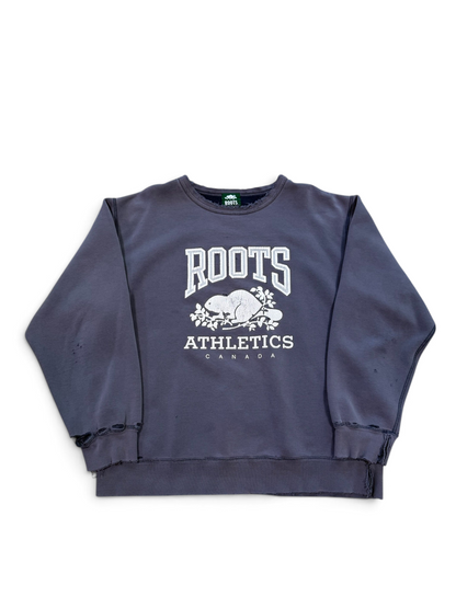 (XL) Vintage Roots Athletics Distressed Sweatshirt