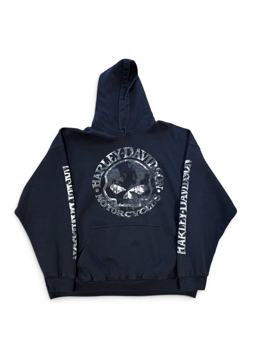(XL) Harley Davidson Big Logo Hoodie