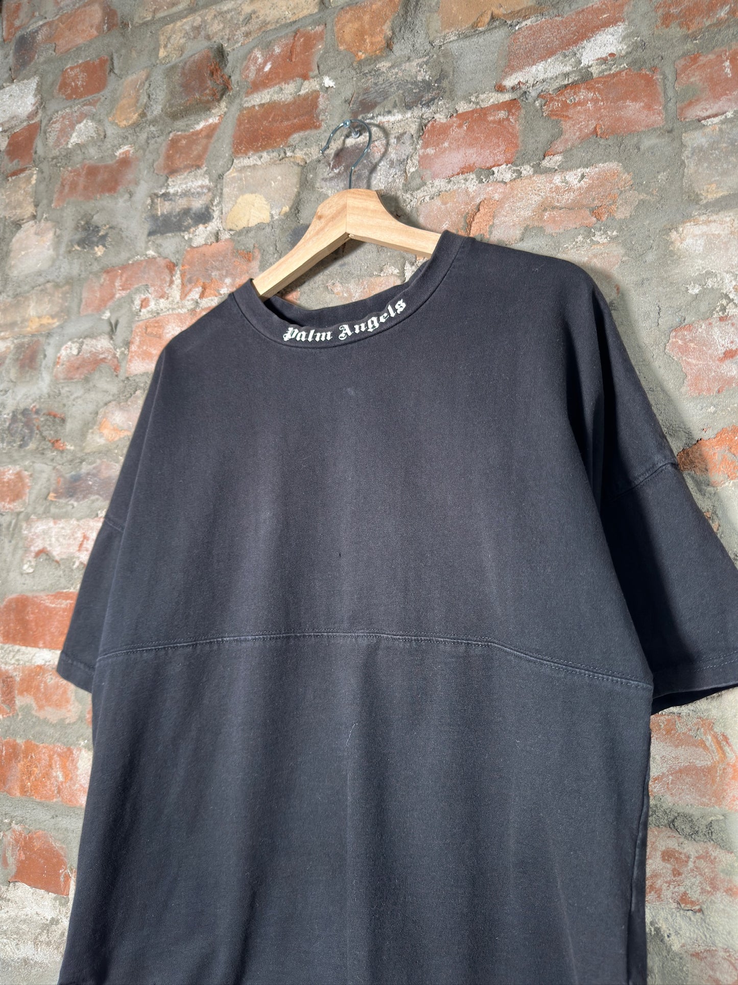 Palm Angles Back Logo Tee Black Sz M