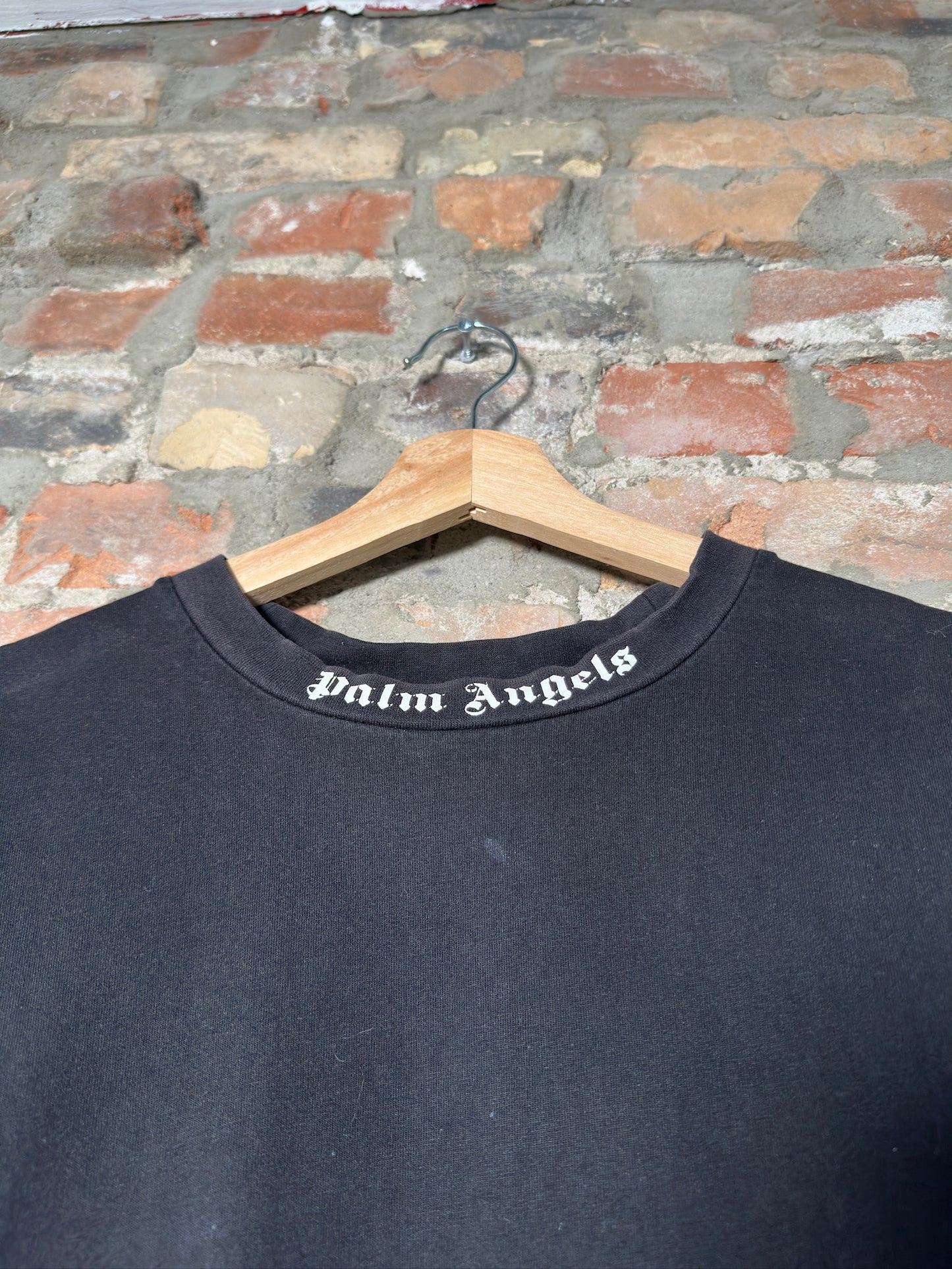 Palm Angles Back Logo Tee Black Sz M