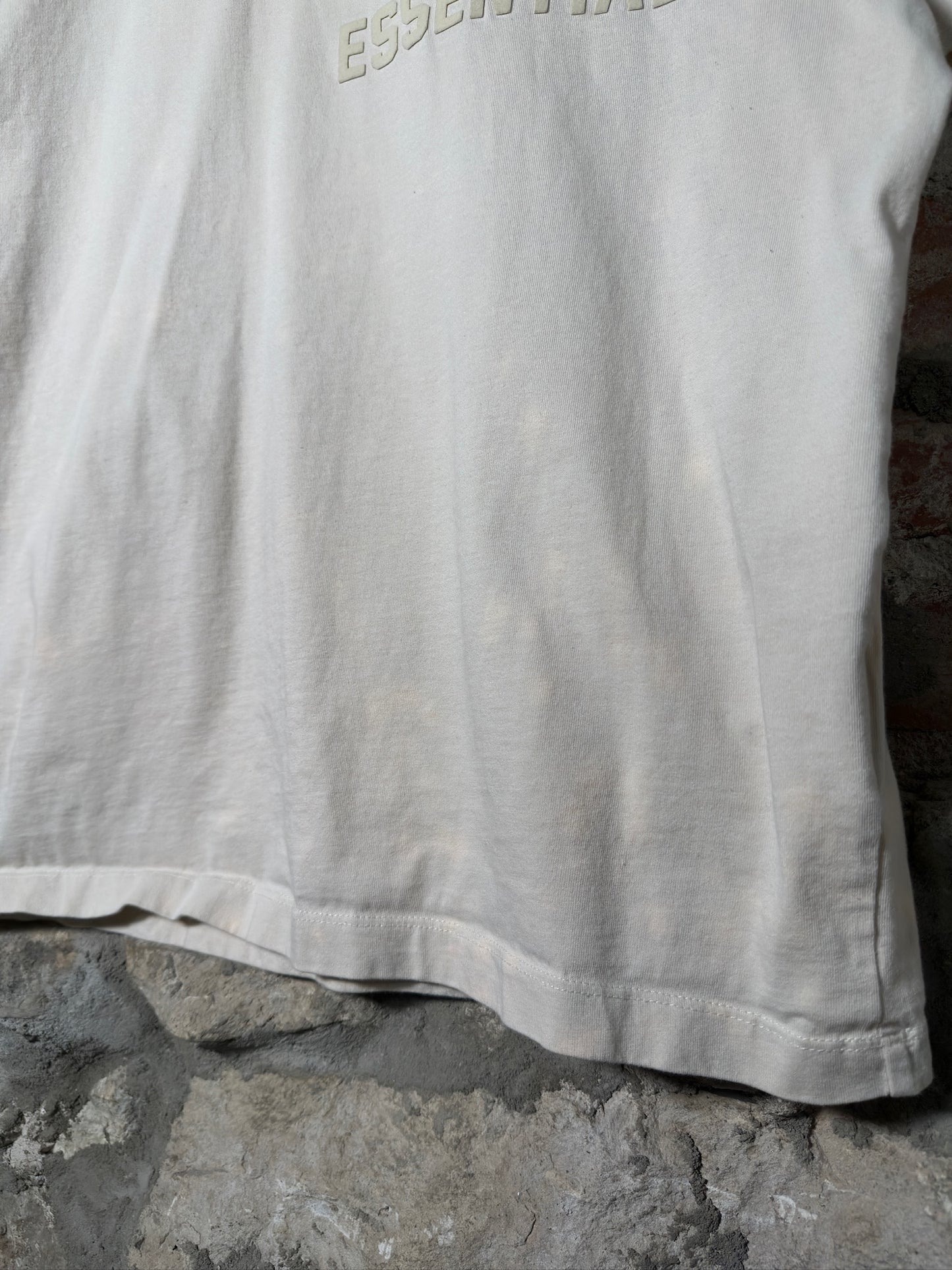 Essentials Rubber Logo Tee FW22 Sz S