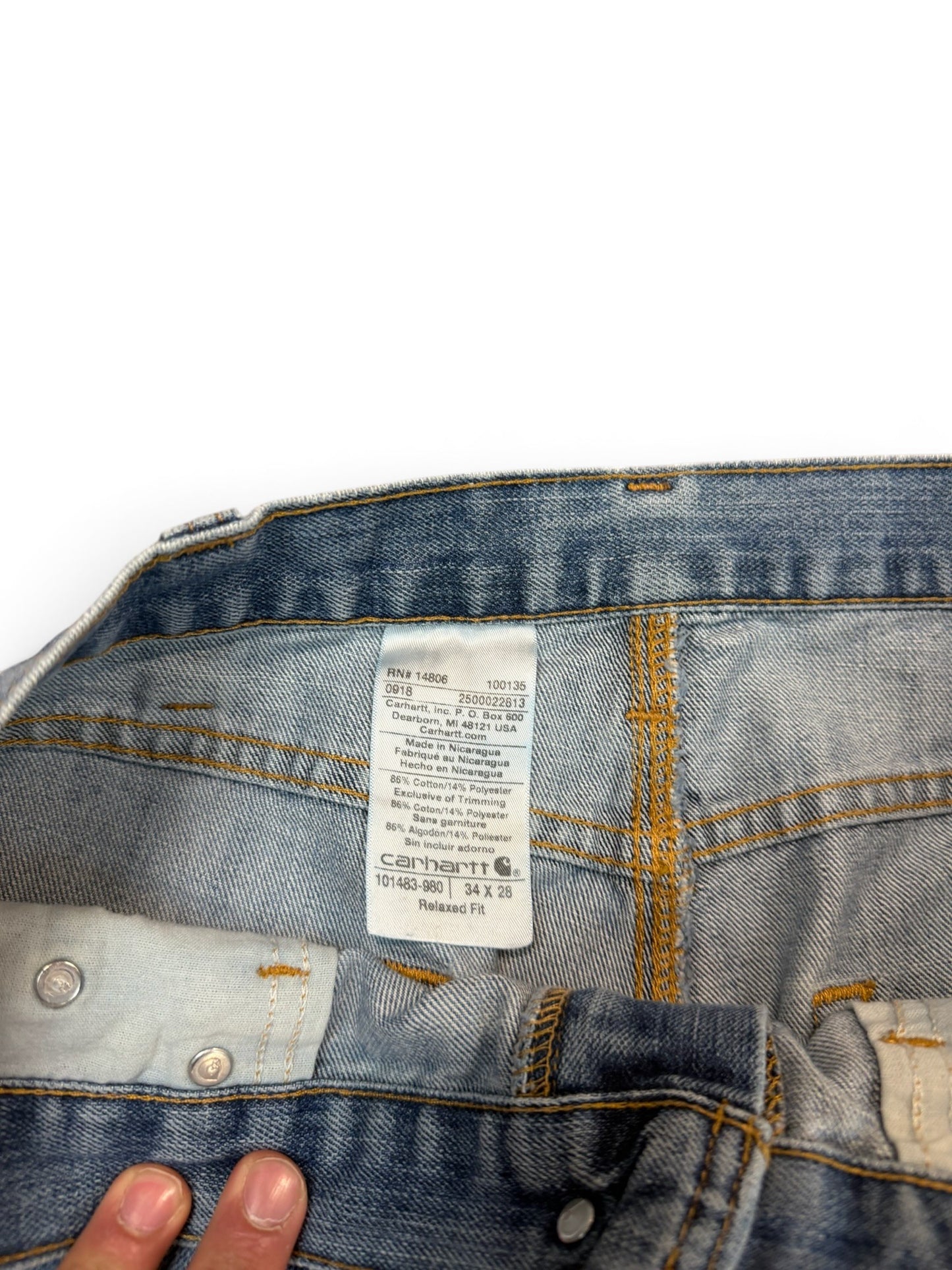 (34W) Vintage Carhartt Work Jeans