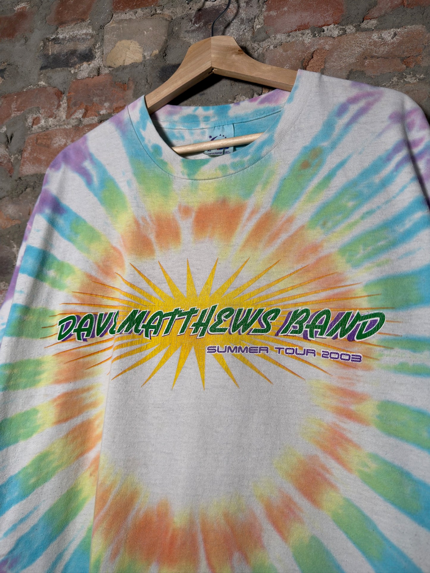 03 Dave Matthews Summer Tour Tee Sz XL