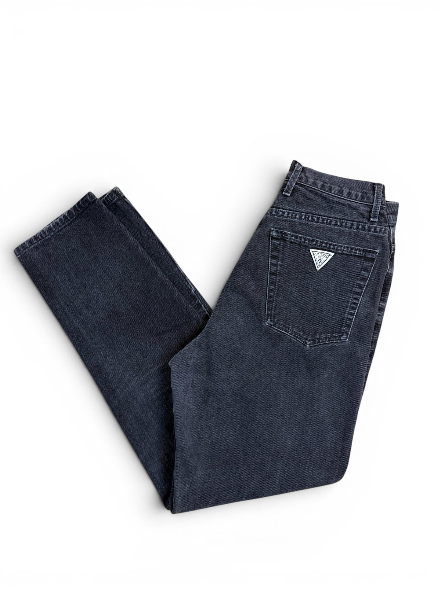 (31") Vintage 90s Guess U.S.A. Black Jeans