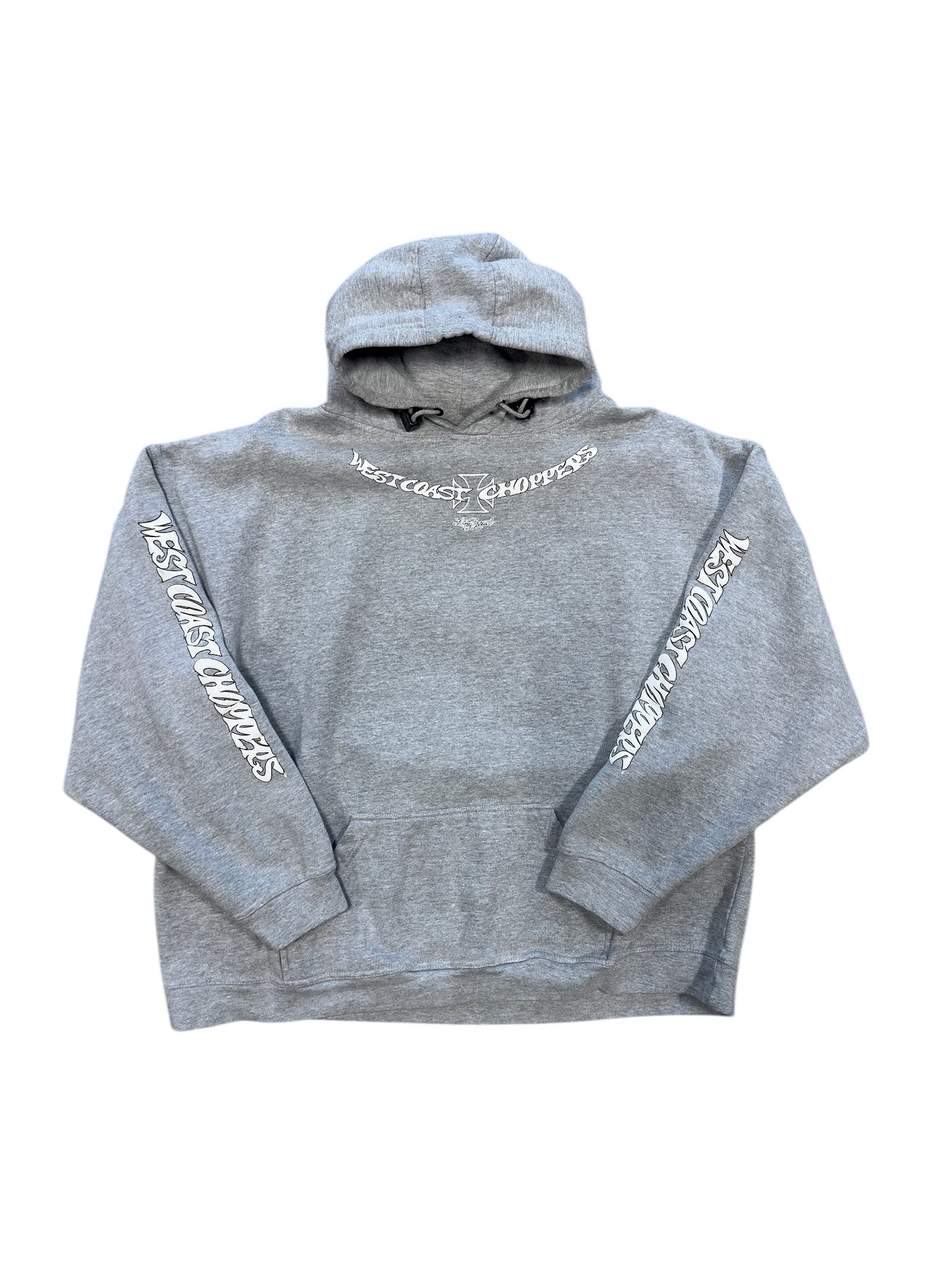 Vtg West Coast Choppers Long Beach Hoodie Sz XL