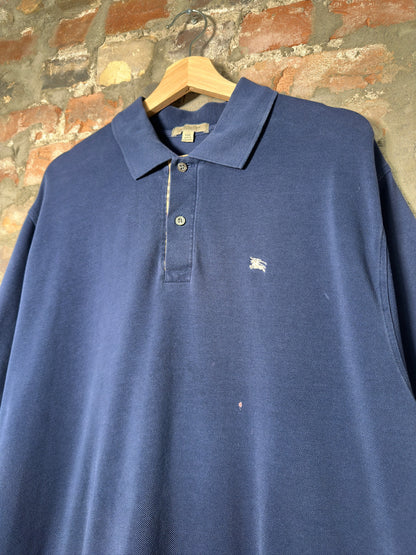 Burberry Polo Shirt Navy Sz XXL
