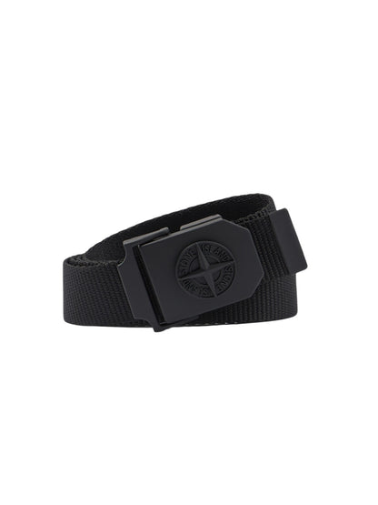 Stone Island Nylon Logo Tape Belt Sz 34W