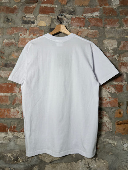 Bape Logo Monogram Tee White Sz M