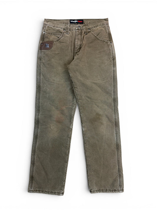 (30") Vtg Wrangler Riggs Lined Work Pants