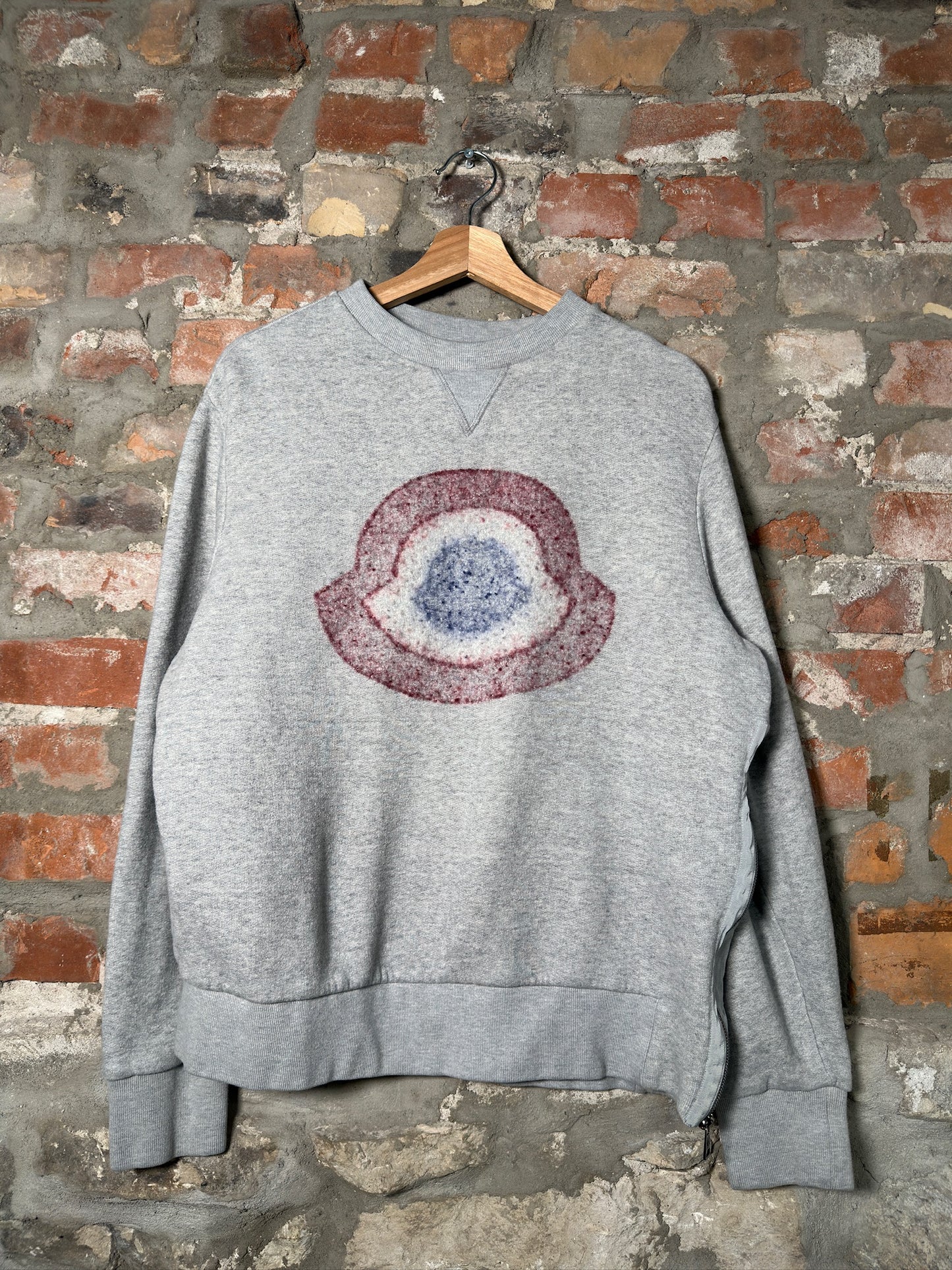 Moncler Classic Big Logo Sweater Sz M