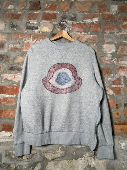 Moncler Classic Big Logo Sweater Sz M