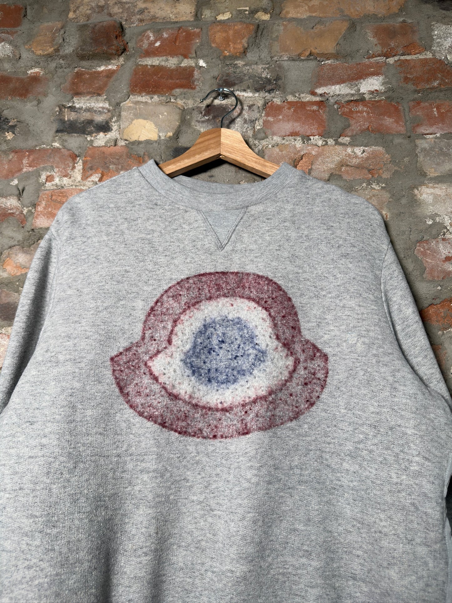 Moncler Classic Big Logo Sweater Sz M