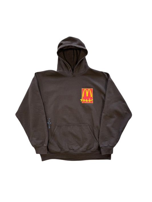 Cactus Jack x Mcdonalds Brown Hoodie Sz L