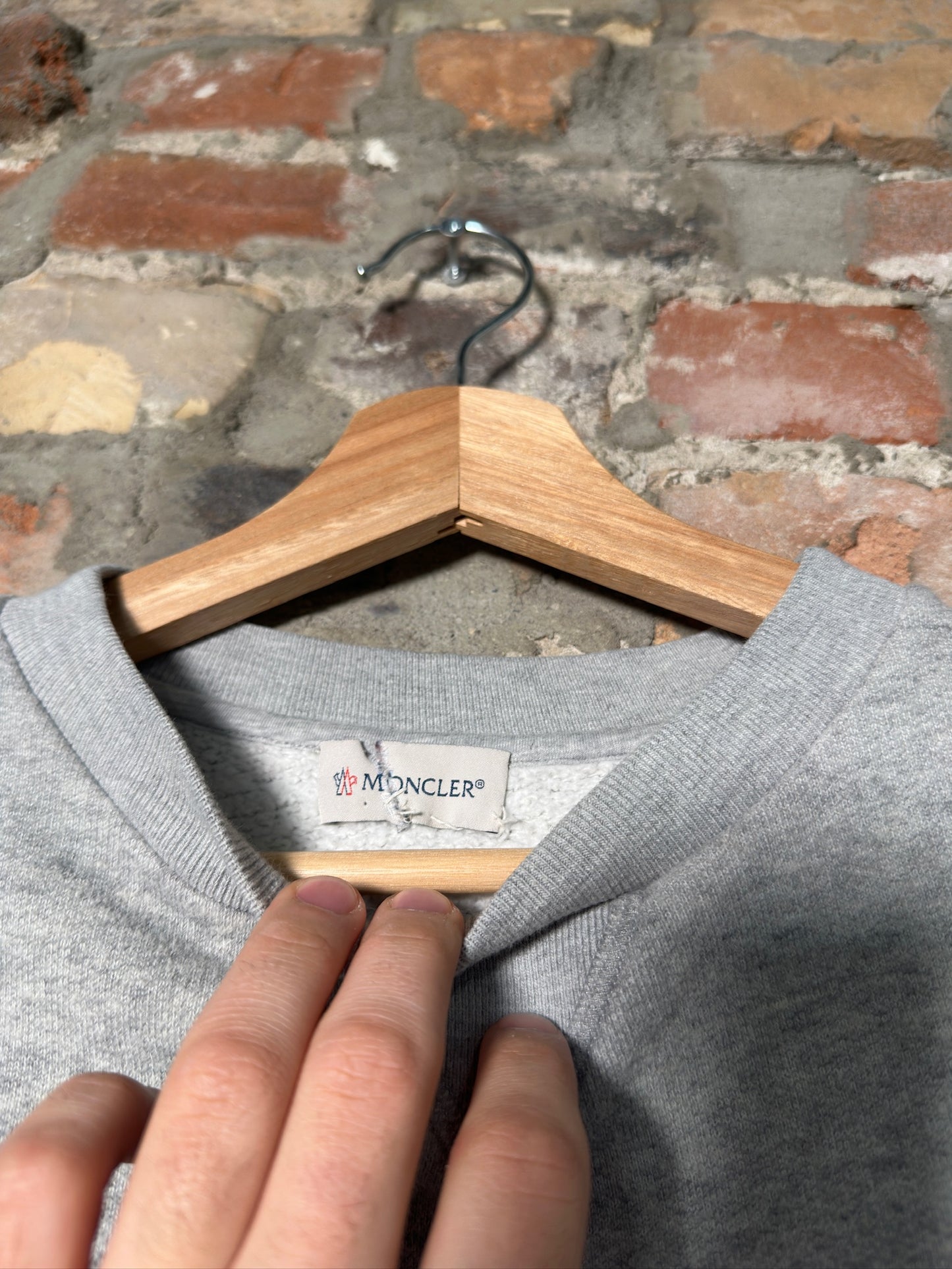 Moncler Classic Big Logo Sweater Sz M