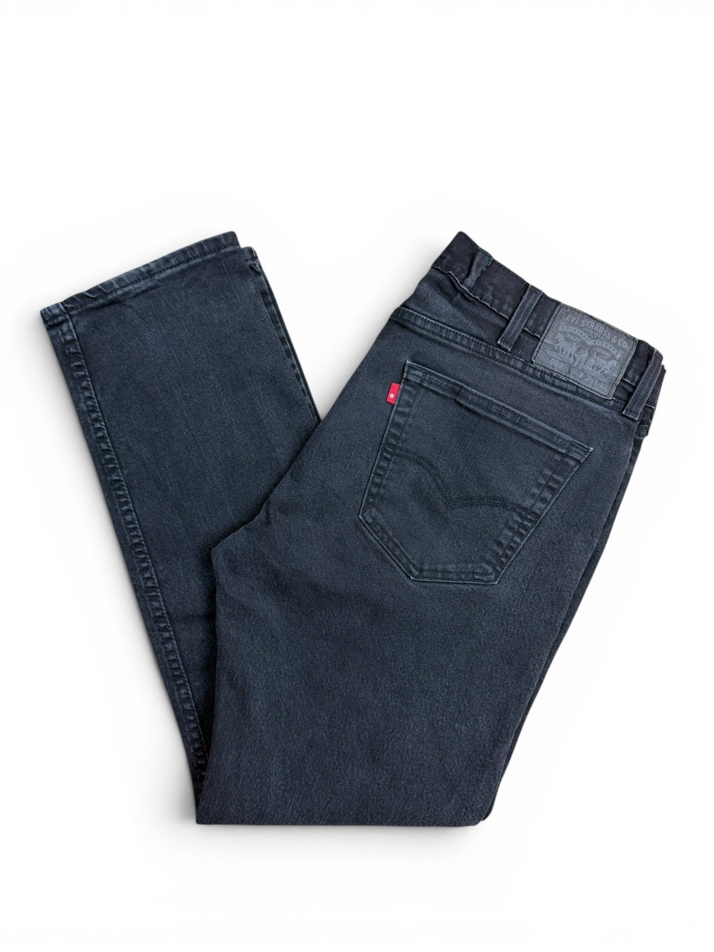 (38") Vtg Levi 502 Jeans Black