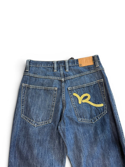 (30W) Vintage Y2K Rocawear Embroidered Jeans