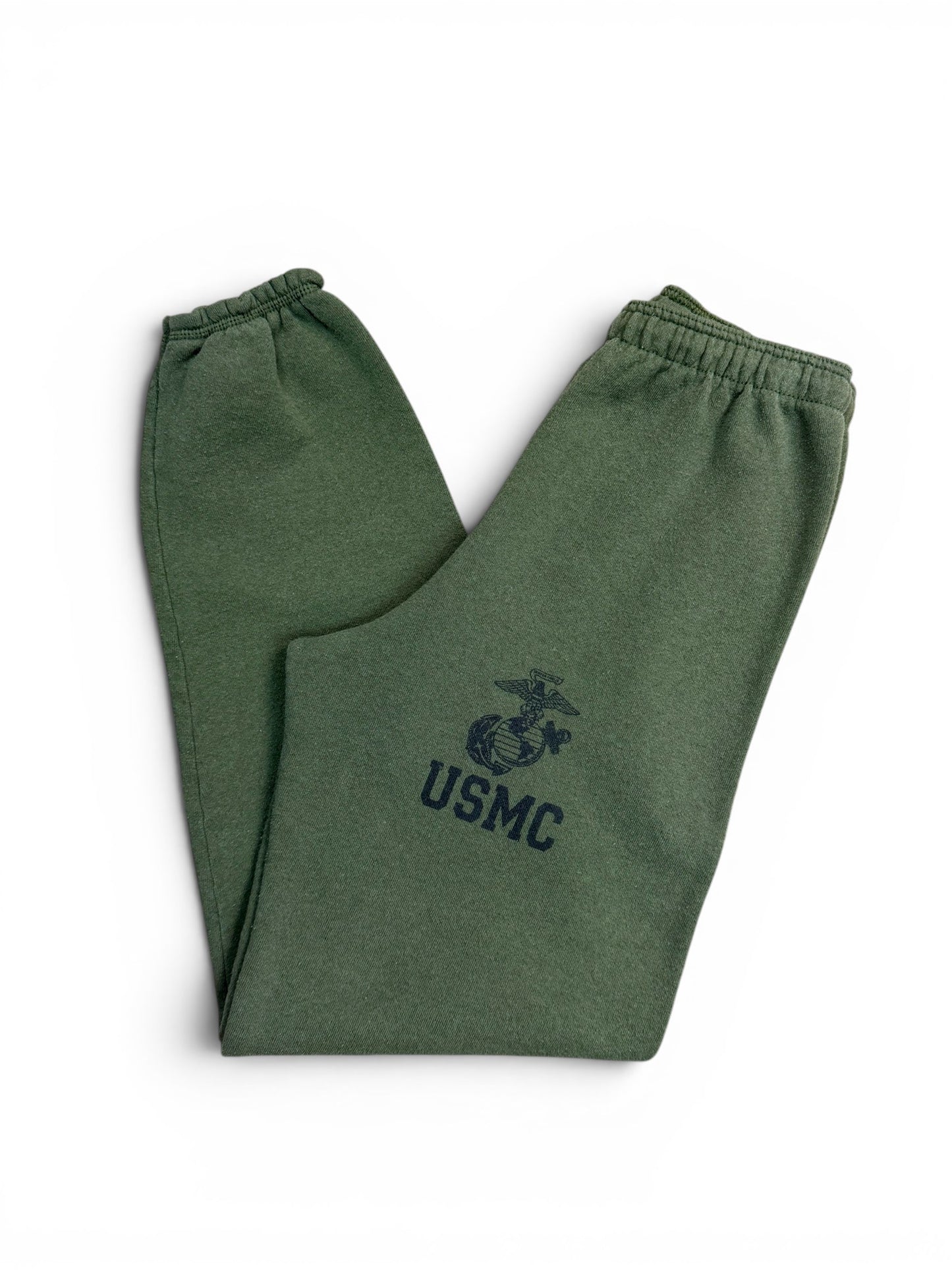 (S) Vintage USMC Army Green Sweatpants