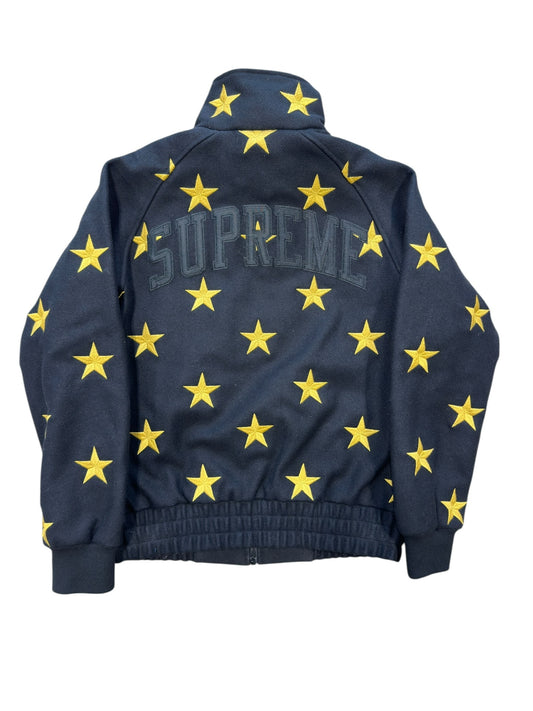 Supreme Stars Zip Stadium Jacket Sz S