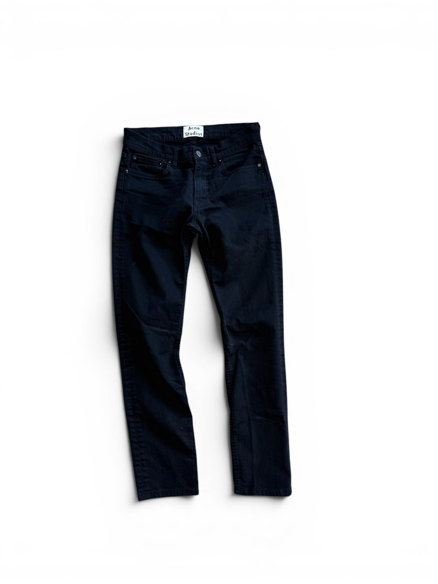 (29W) Acne Studios Ace Stay Cash Black Jeans