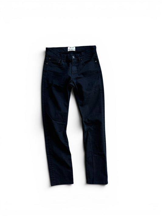 (29W) Acne Studios Ace Stay Cash Black Jeans