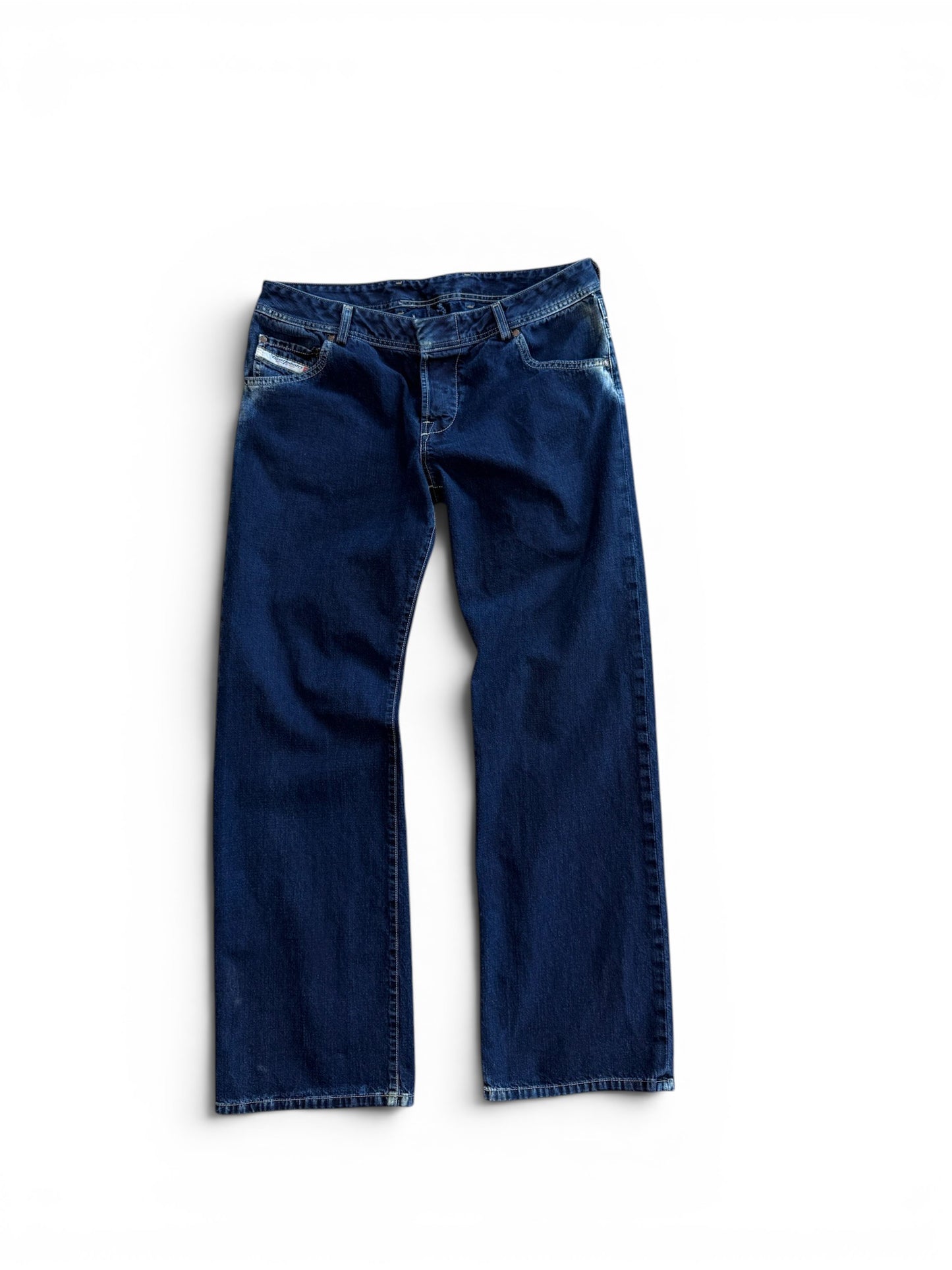 (34W) Y2K Diesel Buckleback Dark Wash Jeans