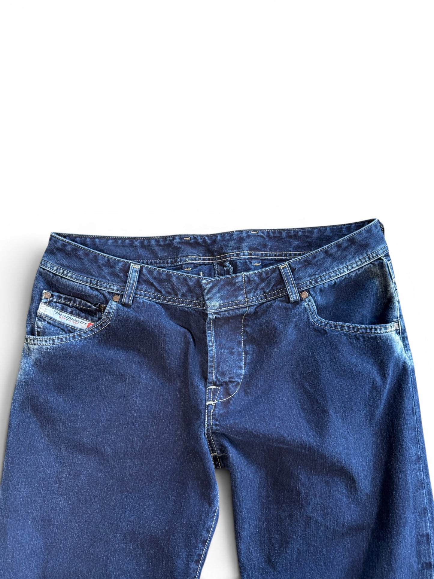 (34W) Y2K Diesel Buckleback Dark Wash Jeans