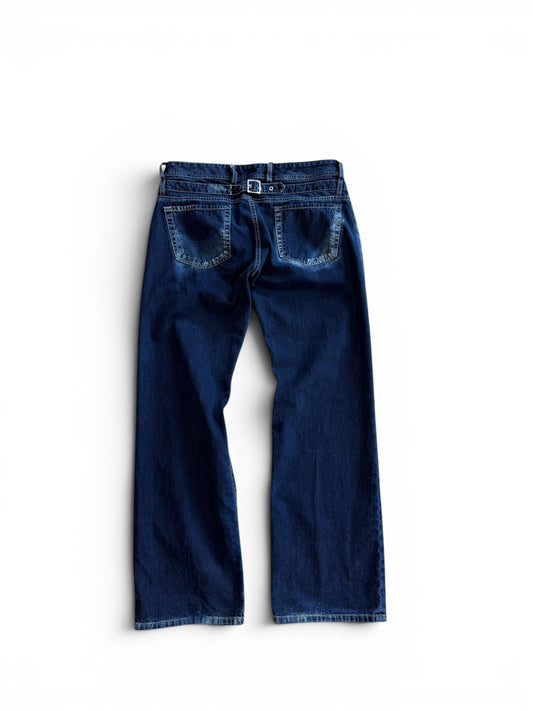(34W) Y2K Diesel Buckleback Dark Wash Jeans