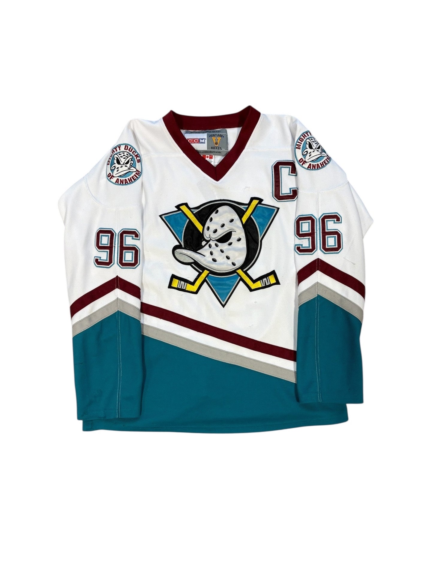 90s Mighty Ducks Conway Hockey Jersey Sz XL