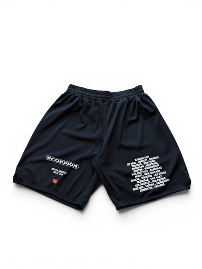 (XXL) Drake Scorpion Promo Black Mesh Shorts