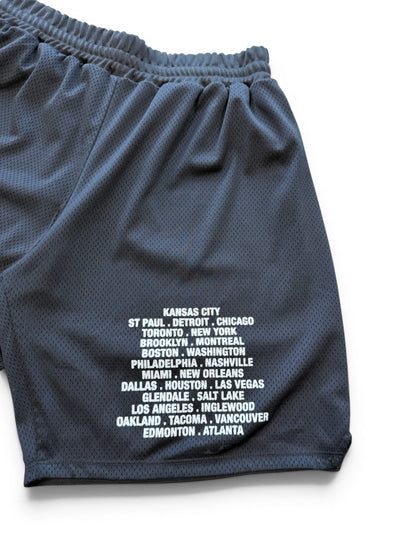 (XXL) Drake Scorpion Promo Black Mesh Shorts