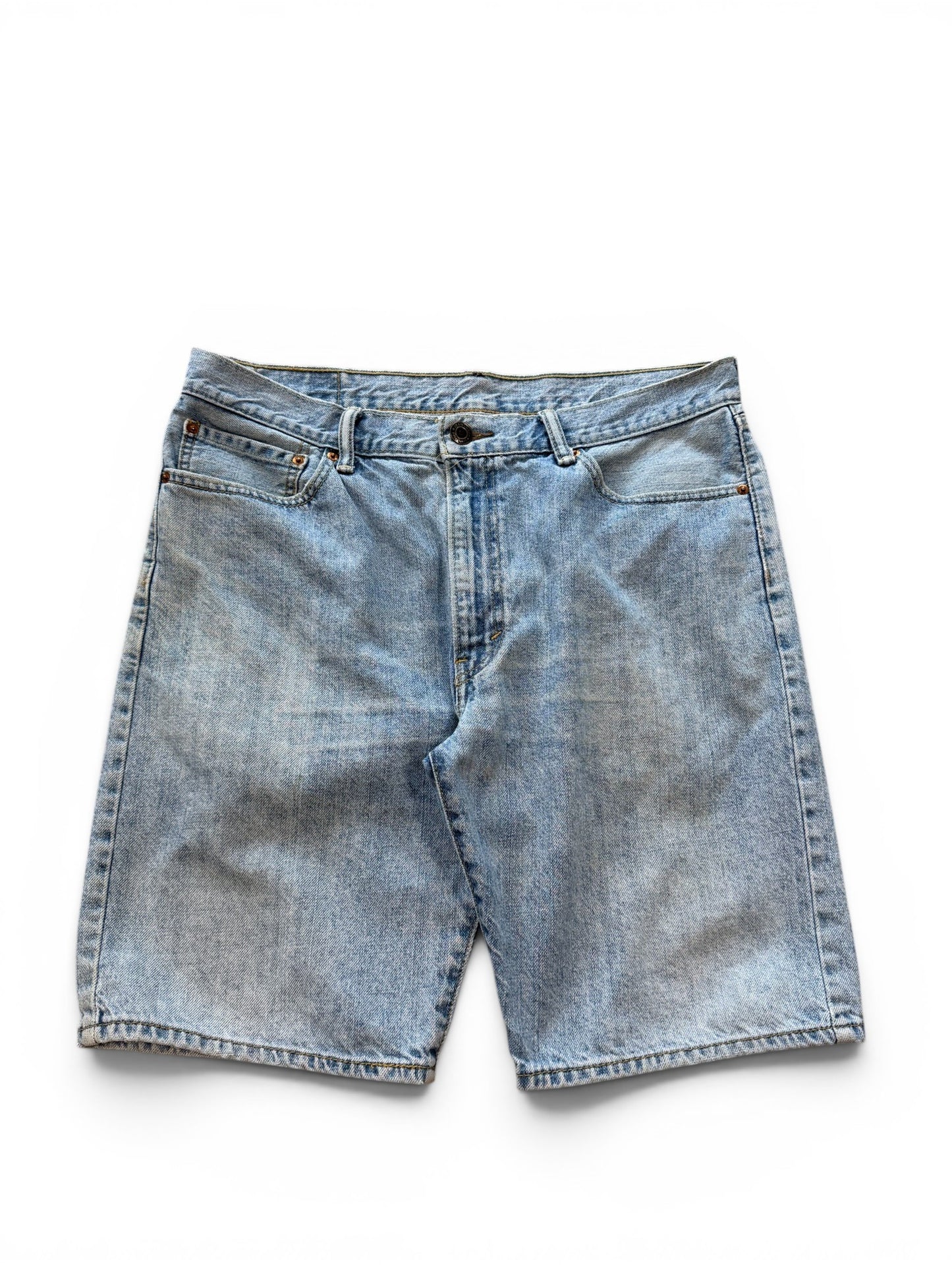 (36W) Vintage Levi 505 Blue Denim Shorts