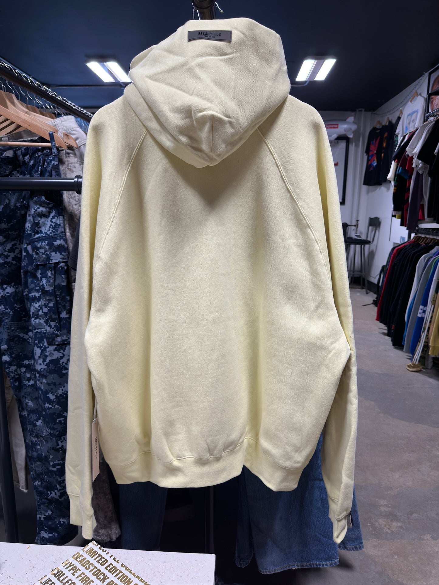 Fear Of God Essentials Canary Hoodie